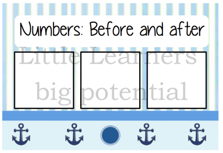 Numbers before and after
